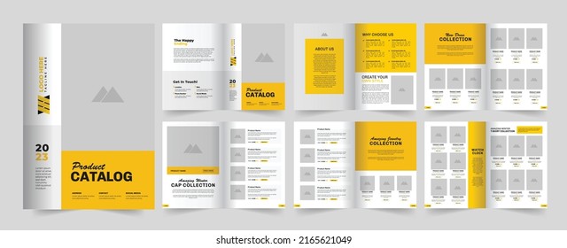 Product Catalog Or Catalogue Template Design