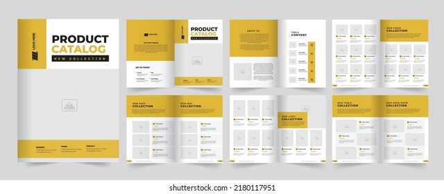 Product Catalog And Catalogue Template Design