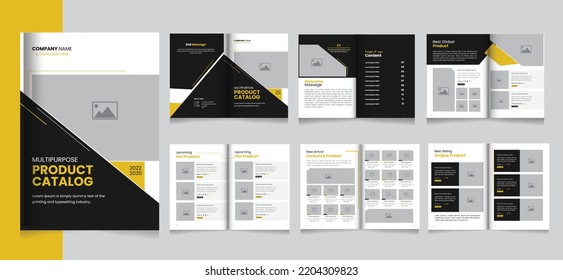 Product Catalog Or Product Catalogue Template Design