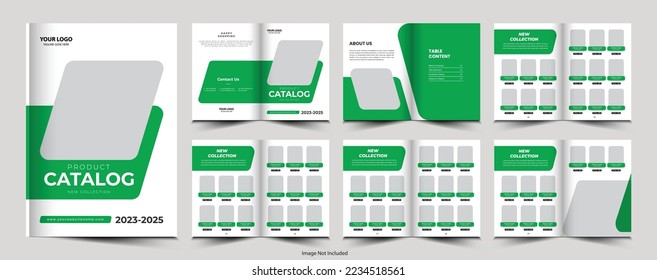 Product catalog or catalogue template design