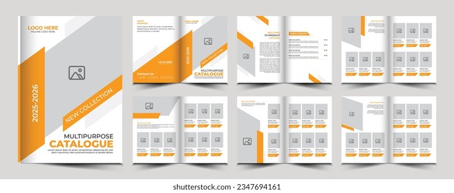 Product catalog or catalogue template design