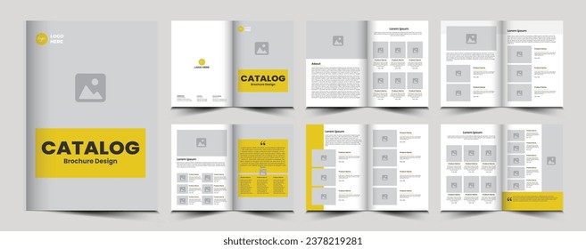Product catalog or catalogue template design