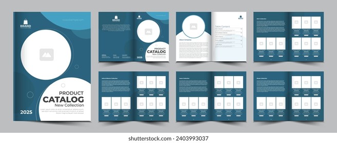 Product catalog or catalogue template design.