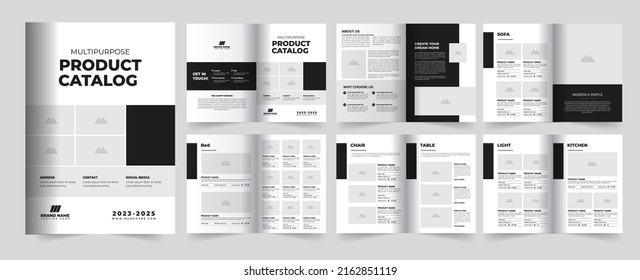 Product Catalog Design Or Catalogue Template Design And Print Ready