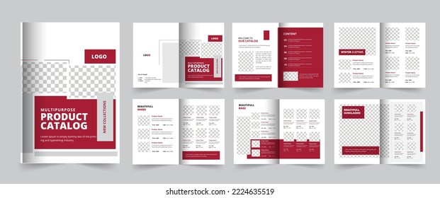 Product Catalog Design or Catalogue Design Template, Print ready