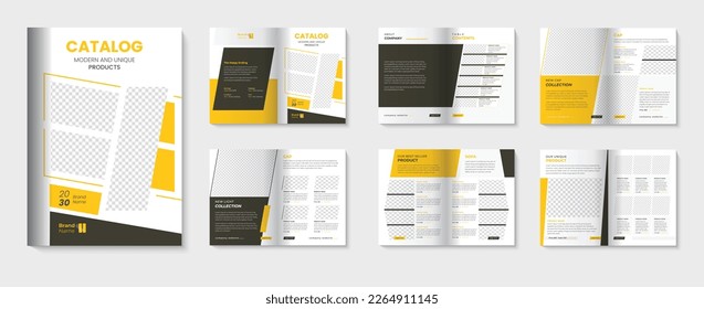 Product catalog design and furniture catalogue template