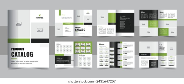 Product catalog design or modern product catalogue template, Company product catalog portfolio layout. Multipurpose catalog design or product catalogue template design