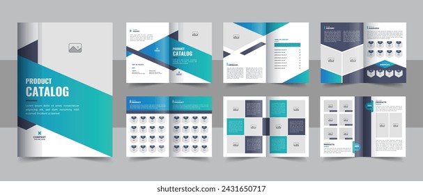 Product catalog design or modern product catalogue template,product catalog or catalogue template design vector