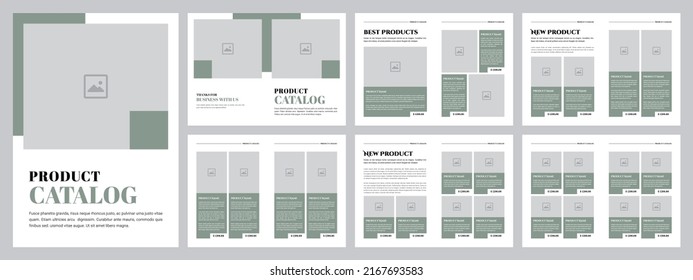 Product Catalog Design Template Or Company Product Catalogue Template