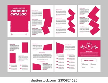 	
Product catalog design template layout or company product catalogue design template | 	
Creative and minimal corporate business catalog design template | 	
Corporate company profile brochure templat