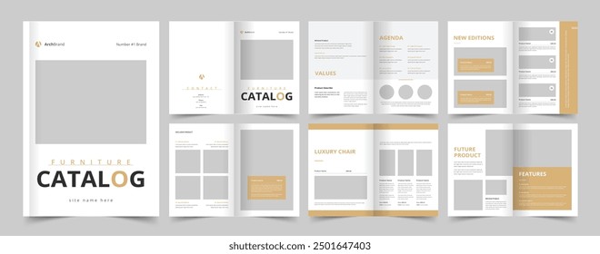 Product Catalog Layout, Fashion and Multipurpose Portfolio, Catalogue Template, Furniture Product Catalog