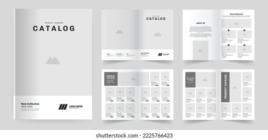 Product catalog or catalog template design