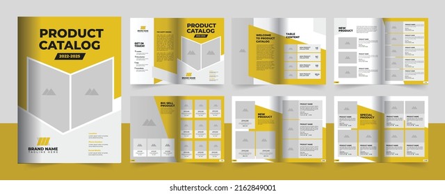 Product Catalog Template Design And Catalogue Design