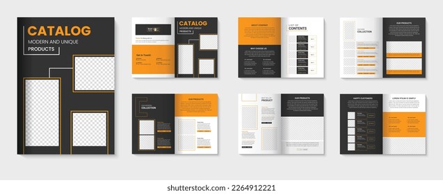 Product catalog template or furniture catalogue design