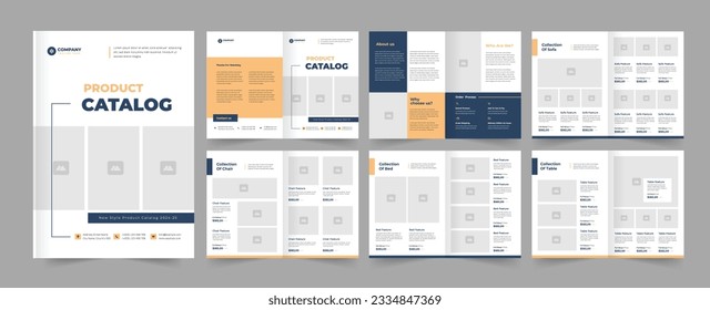 Product catalog Template and Look book layout catalogue design