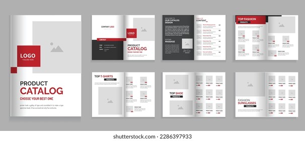 Product Catalog Template, Multipurpose corporate or business  catalog template