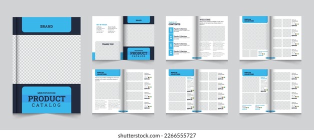 Product Catalogue and modern a4 product catalog design template, Catalog Editable Brochure Layout
