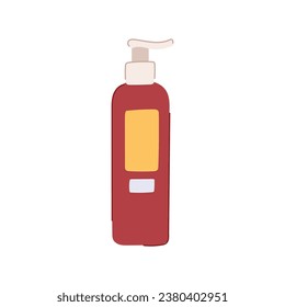 product cleansing cream cartoon. moisturizer texture, smear sunscreen, makeup hygiene product cleansing cream sign. isolated symbol vector illustration