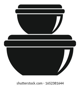 Product container icon. Simple illustration of product container vector icon for web design isolated on white background