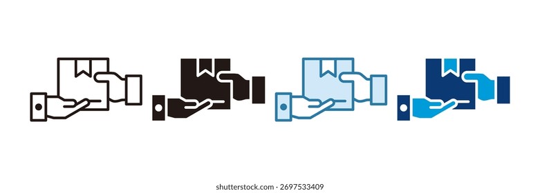 Product Delivery Icon Set Multiple Style Collection