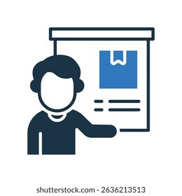 Product Demo Icon Mixed Vector Illustration