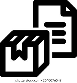 Product Description, Product Information, Product Data Outline Icon