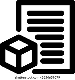 Descripción del Producto, Gestión de Productos, Manual Guide Outline Icon