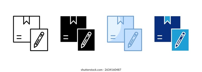 Conjunto de iconos de diseño de Producto Colección de estilo múltiple