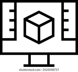 product design icon. Thin linear style design isolated on white background