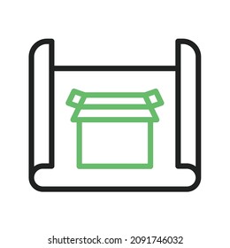 Imagen vectorial del icono Diseño del producto. También se puede usar para emprendedores. Adecuado para aplicaciones móviles, aplicaciones web y medios impresos.