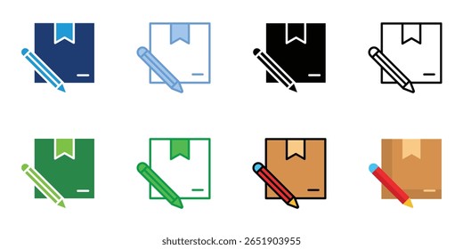 Product Design Icons Set Vector Multiple Style Collection
