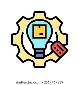 product development business process color icon vector. product development business process sign. isolated symbol illustration