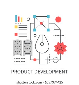 Product development concept.