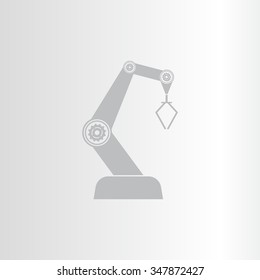 Product development concept icon. robot icon. industry robot icon, robotic arm, rescue robot.