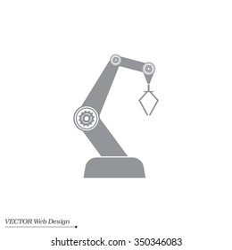 Product development concept icon. robot icon. industry robot icon, robotic arm, rescue robot.