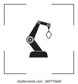 Product development concept icon. robot icon. industry robot icon, robotic arm, rescue robot.