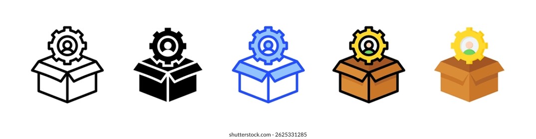 Product Development Icon Collection With Multiple Styles