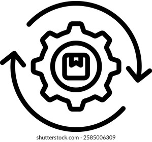 Product Development Icon Outline Vector Illustration