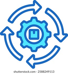 Product Development Icon Outline Vector Illustration