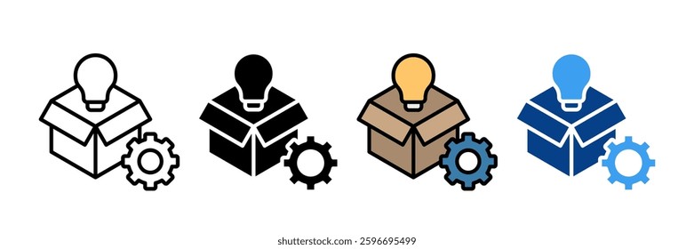 Product Development Icon Set Multiple Style Collection