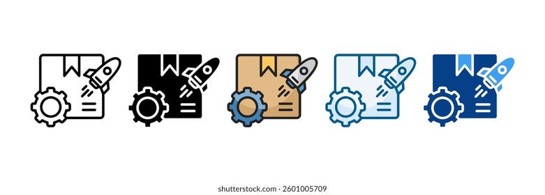 Product Development Icon Set Multiple Style Collection