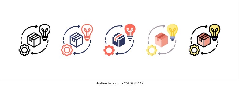 Product Development Multi Style Icon Set