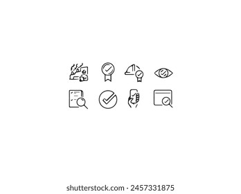 Product development process pixel perfect linear icons set. Industrial production stages customizable thin line contour symbols.