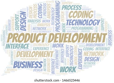 Product Development Word Cloud Wordcloud Made Stock Vector (Royalty ...