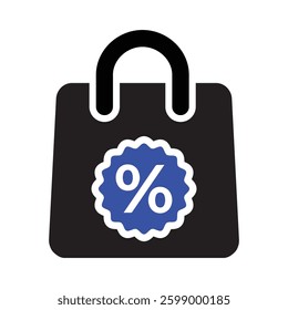 Product Discount Icon Isolated On White Background