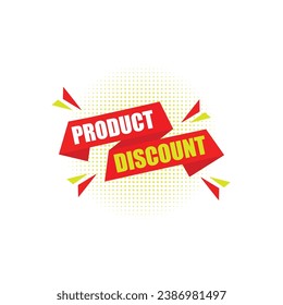 Product discount vector banner design