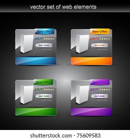 product display item in different colors