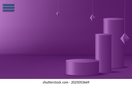 Muestra de producto decorada. Ilustración vectorial