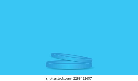 Produktdarstellung realistischer 3D-Zylinder-Fußbodenbelag-Stockillustration
Abstrakt, Leistung, Preis, Preisverleihung, Blau