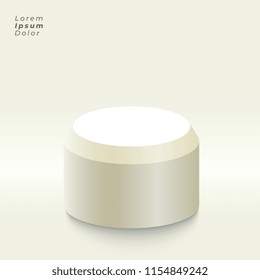 product display stand in 3d style